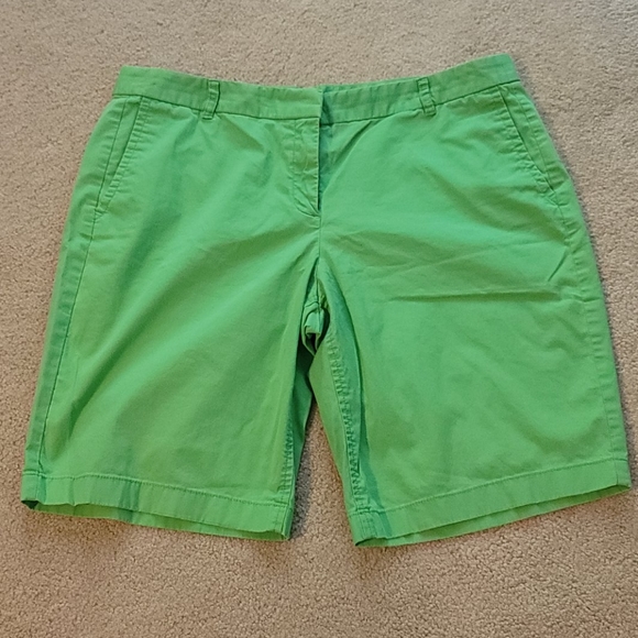 J. Crew Pants - ☆ J. Crew ☆ Lime Green Shorts Size 12